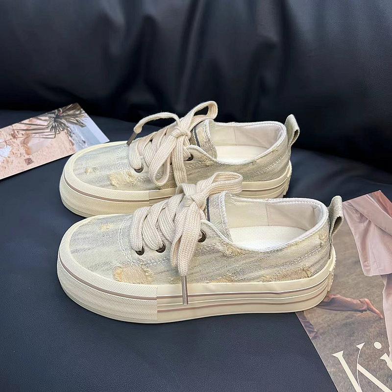 Модные парусиновые туфли для женщин 2024 года, новые универсальные студенческие туфли для сноуборда, женские вулканизированные туфли, кроссовки для женщин Zapatillas Mujer