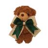 Soft Little Bear Keychain Fluffy Bear Bag Pendant Bowknot Bear Plush Toy  Birthday Parties