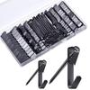 Picture Hangers 100PC Picture Hanging Kits Including 30lb/50lb Picture Hanging Hooks 2 Sizes  Picture Hooks with Nails for Drywall Wooden Wall