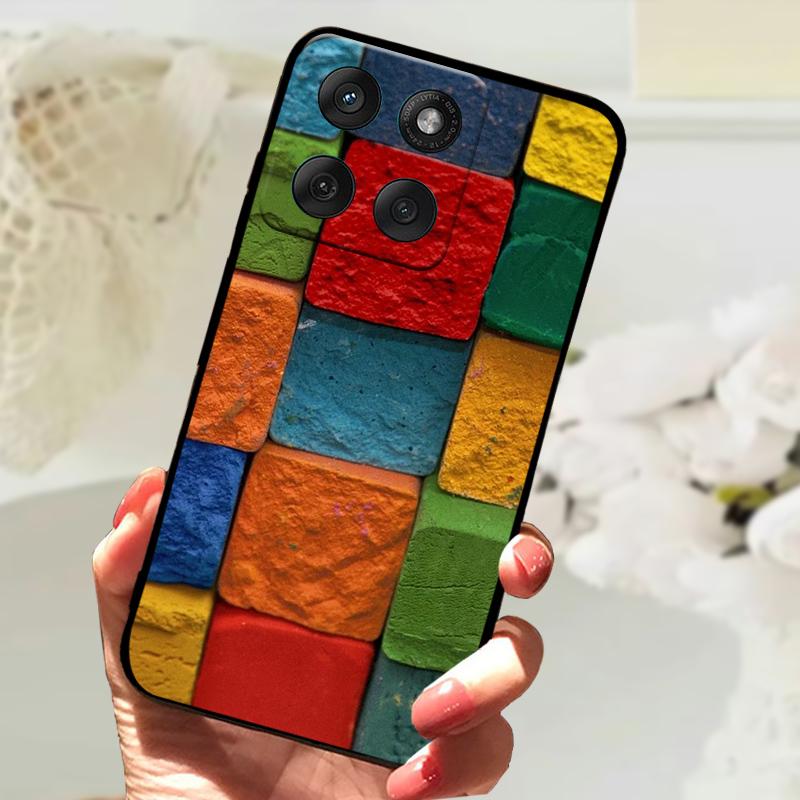 Модные чехлы для Motorola Edge 60 Fusion 5G, противоударный бампер, мягкая крышка для телефона для Moto Edge60 Fusion, силиконовый защитный чехол