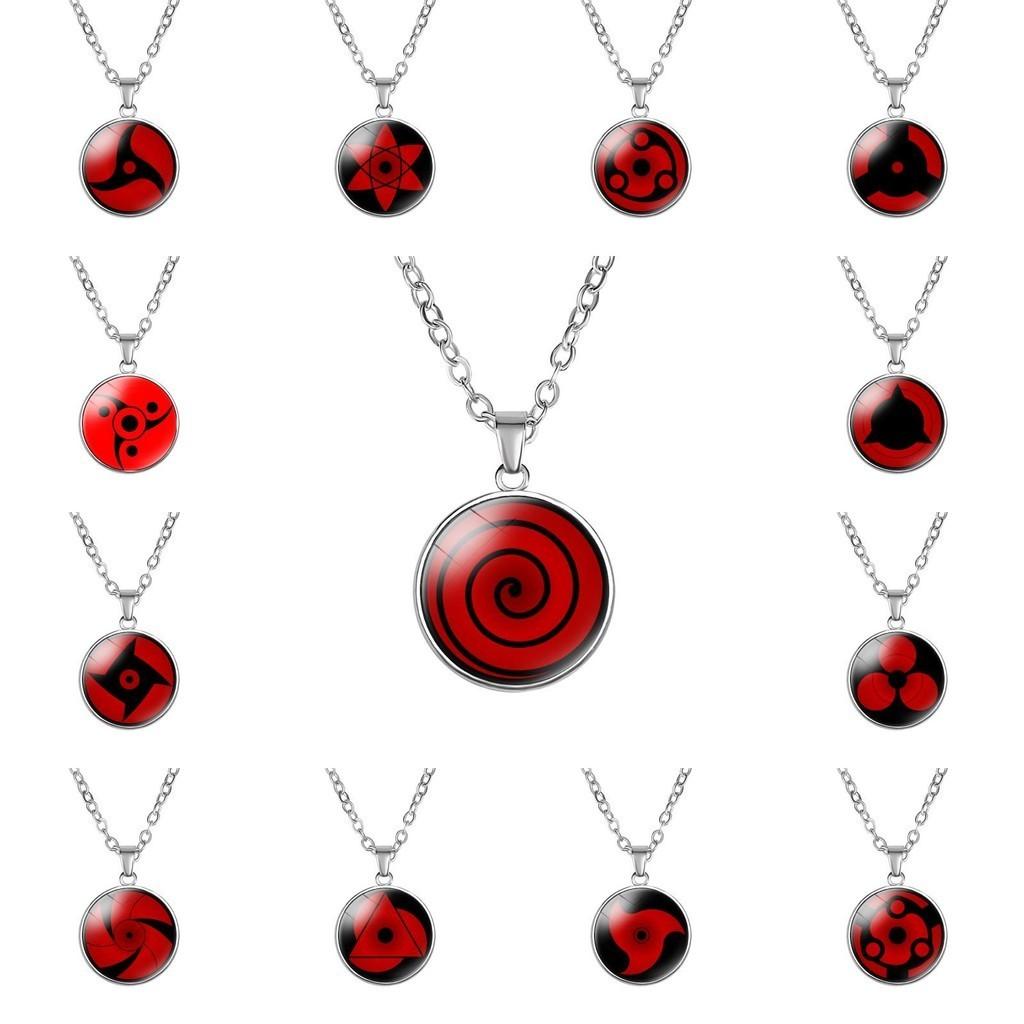 Ожерелье Наруто Рекуррентная Запись Круглые Глаза Односторонний Аксессуар Подвеска