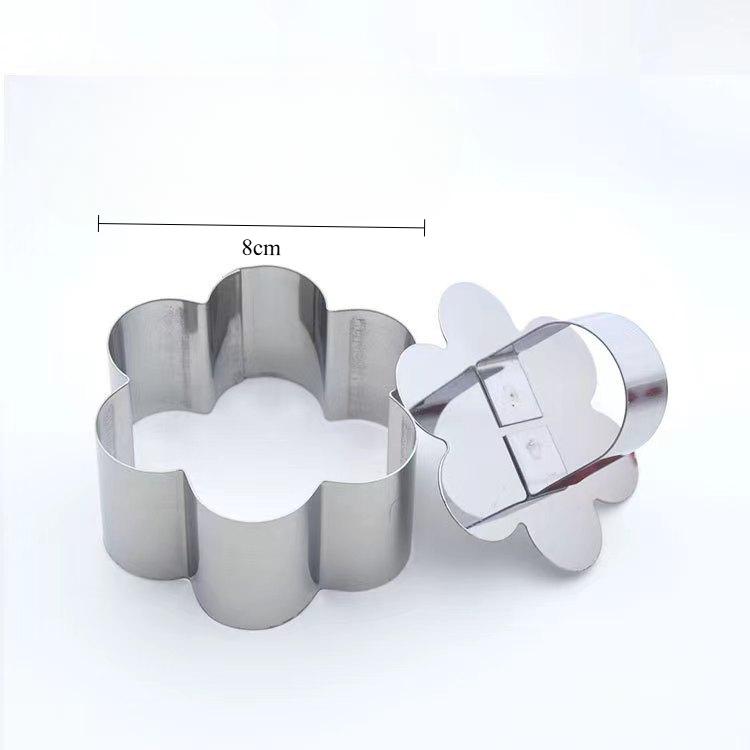 Форма для мусса из нержавеющей стали, инструменты для выпечки, кухонная утварь, формы для торта, инструменты для украшения кексов, салатов, десертов, тортов