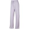 Icon Play Solid Color Lace-Up Fleece Wide-Leg Knitted Sports Pants Kids Bottoms Frost-Purple FV2626-558