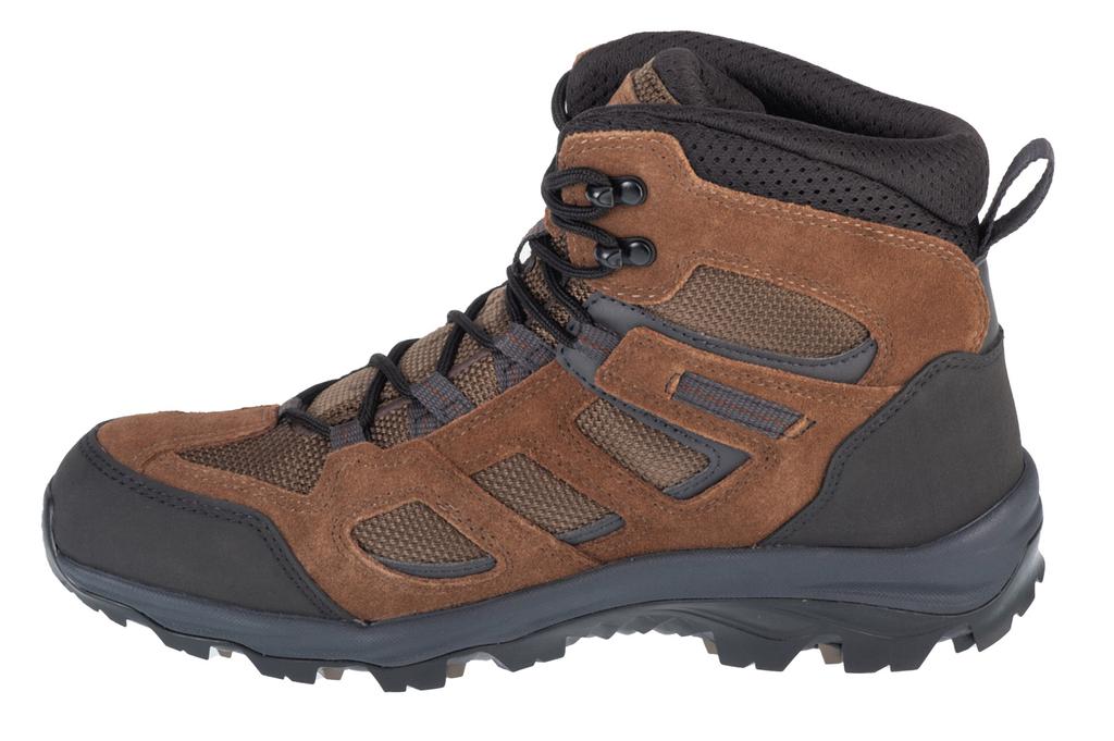 Jack Wolfskin Vojo 3 Texapore Mid M, Мужские треккинговые туфли коричневого цвета