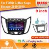 Car Radio Carplay For FORD C-Max Kuga Escape 2010-2019 Navigation GPS Android Auto Multimedia Player Stereo Unit WiFi  2din 4G