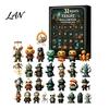 Halloween Advent Calendar 2026, 31 Nights of Fright Countdown Box with Surprising for Mini Spooky Figurines, Home Desk Decor, Party Favors Decoration