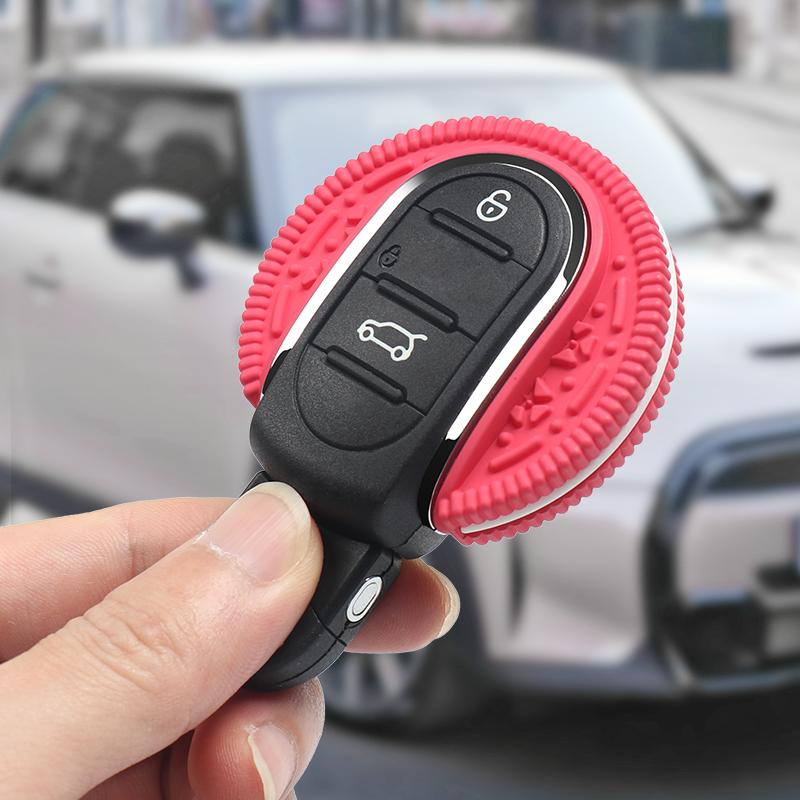 Чехол-брелок для ключа автомобиля Декоративный для Mini Cooper F56 F55 F57 F54 F60 Countryman Защита автомобильного ключа Автоаксессуары