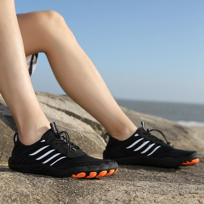 Быстросохнущая обувь Aqua для мужчин и женщин, нескользящая обувь для водных видов спорта, унисекс, дышащие легкие кроссовки для подводного плавания и плавания