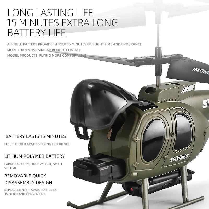Новый RC Drone 6 Channel Military Helicopter LED Mini Drone with Camera HD 8K Wifi FPV Drone Remote Control Aircraft Toy Boys
