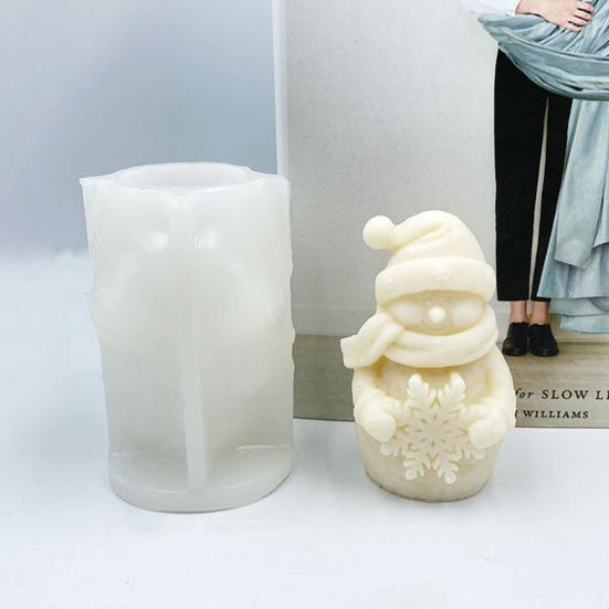 Силиконовая форма в форме гнома для свечей своими руками, ароматерапия, рождественский орнамент, инструмент многоразового использования