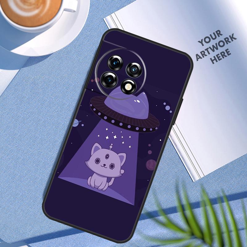 Чехол с рисунком НЛО Инопланетный Кот вселенная Для OnePlus Nord CE 5 3 4 Lite N20 N30 OnePlus 15 13 12 11 8 9 10 Pro 10T 13R 13T Чехол