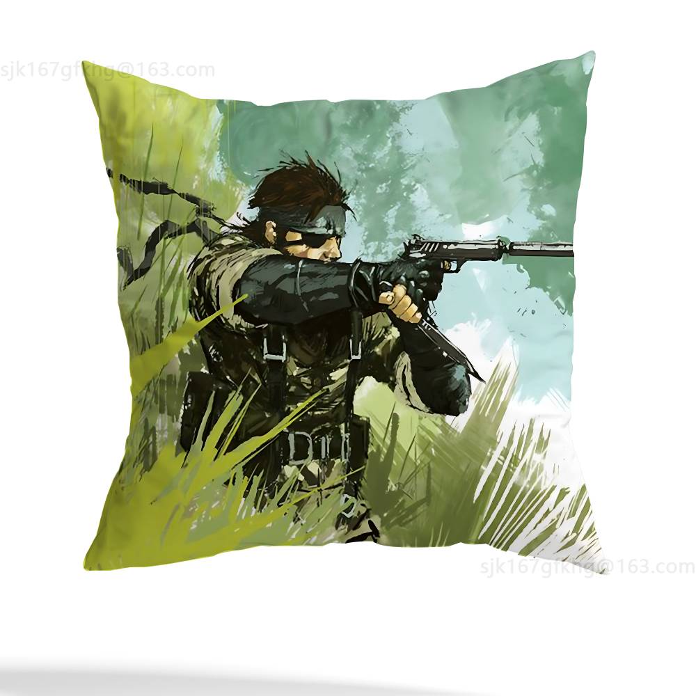 M-Metal Gear Solid Райден наволочка повседневный стиль украшение, подходит для домашнего декора (исключая наполнитель)
