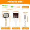 4/8Pcs Mini Air Conditioner Condenser Fin Cleaning Brush Kit Refrigerator Coil Cleaning Brush Supplies Evaporator Coil Cleaner