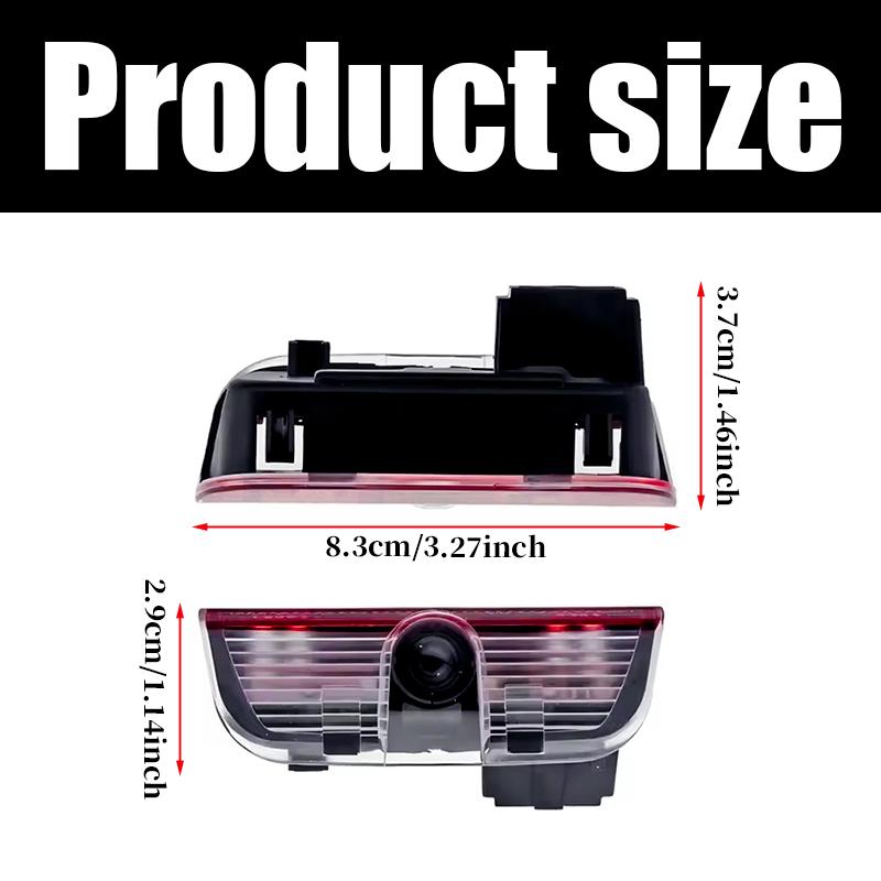 2Pcs LED Car Door Projector Welcome Ghost Shadow Light For VW Touareg Golf 5 6 7 Passat B6 B7 B8 B9 MK6 MK7 R GTI Accessories