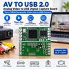 Low Latency Video Signal Converter CVBS to USB CVBS Video Adapter  Camera Supplies