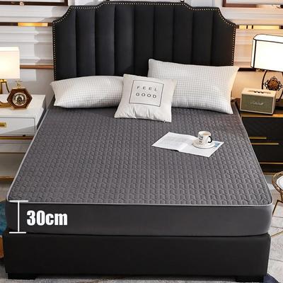 Водонепроницаемый утолщенный наматрасник, приятный для кожи простынь, покрывало на кровать, латексный коврик, защитный коврик для матраса, двойной размер Queen King Size