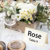 50Pcs Small Tent Card Wedding Name Cards Dining Table Decorations Seat Card Place Cards