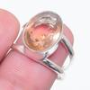 Natural Morganite Gemstone 925 Sterling Silver Jewelry Ring Size 6.5 E5i89