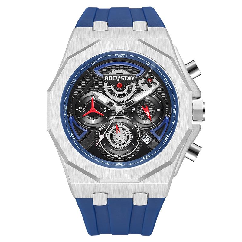 High Quality Watches for Men Luxury Original Male Quartz Wrist Watch Silicone Strap Sport Clock Relogio Masculino Drop Shipping