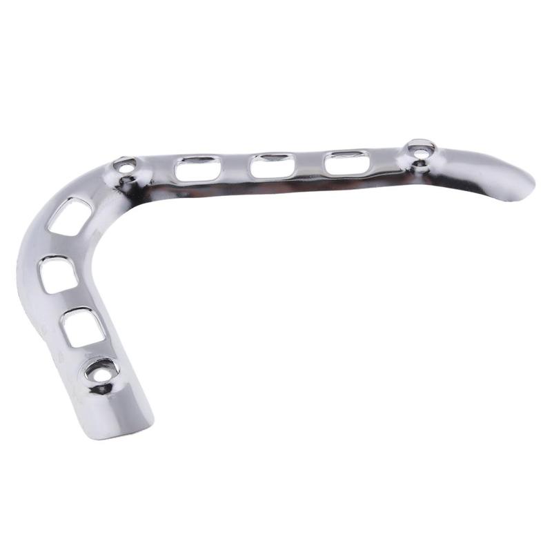 Metal Exhaust Header Pipe Guard Motorcycle Muffler Shield Protector for Yamaha PW50 1981 2016 Engine Accessory
