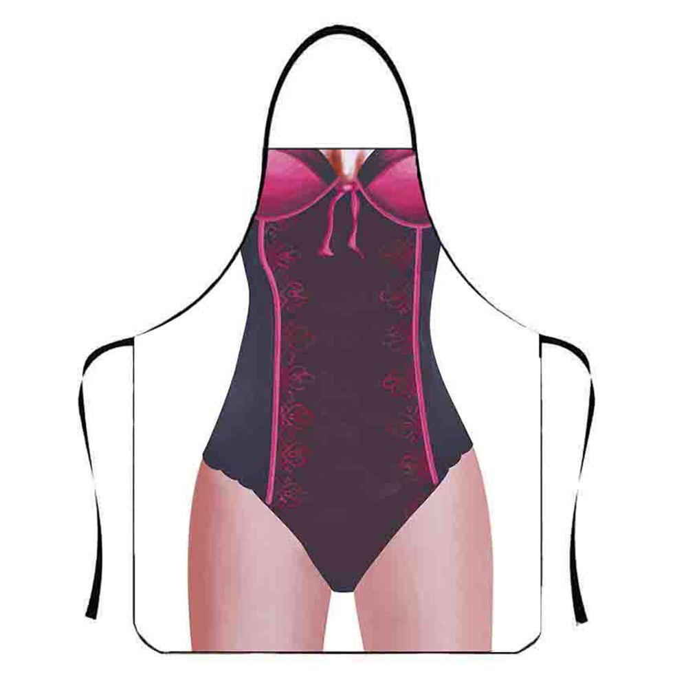 Фартук кухонный забавный креативный кулинарный фартук для выпечки на гриле персонализированный женский для мужчин кулинарный D G2U6
