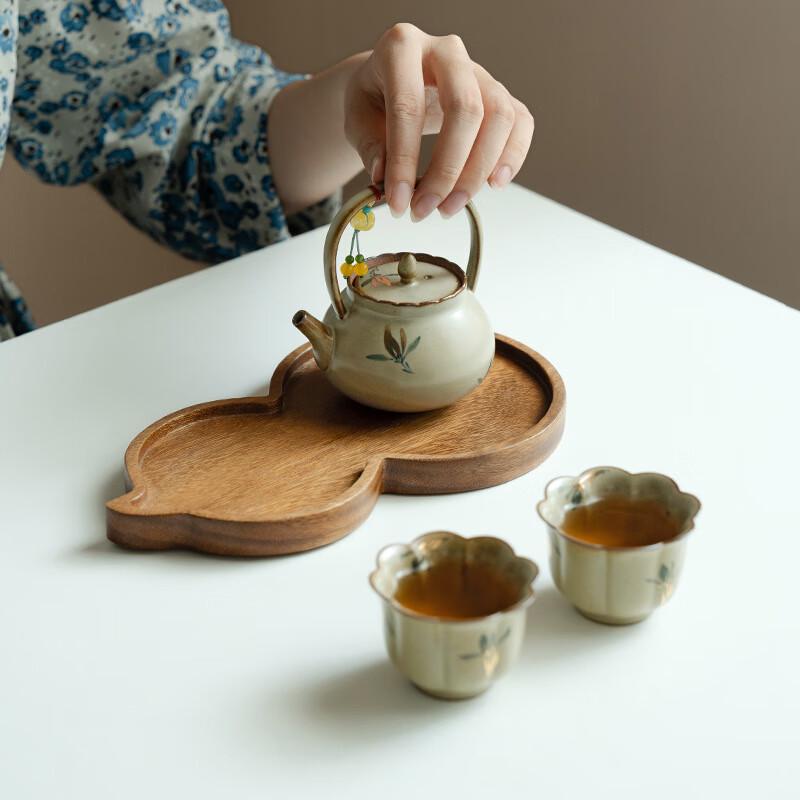 Light Luxury Chinese Ceramic Gongfu Tea Set