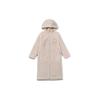 Новые бархатные куртки MLB женские бежевые 31JPFL061-50B