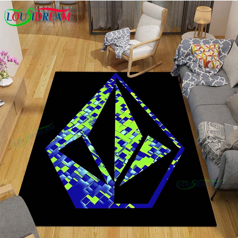 Fashion V-VOLCOMS Carpets Bedroom Becoration Living Room Decoration Carpets for Bed Room Rug Anime Rug  Area Rug