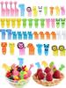6/8/10pcs Animal Fruit Fork Food Grade Plastic Mini Cartoon Kids Cake Fruit Toothpick Bento Lunch Bento Accessories Party Decor