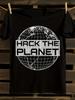 Футболка с графическим принтом Hack The Planet Tech