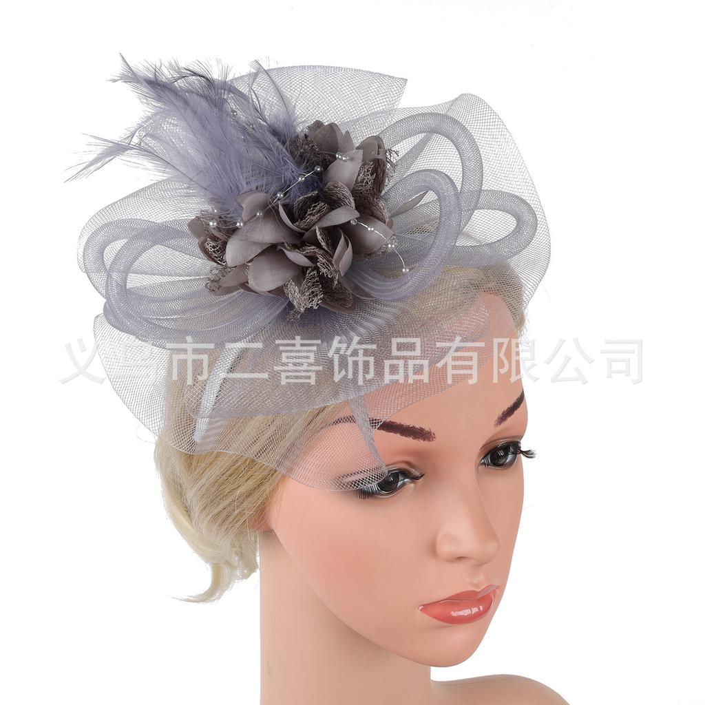 New fashion boutique party top hat, party banquet ball hairpin top hat, boutique headgear