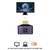 HDMI совместимый с двойным HDMIA адаптером фиолетовый 2K HD HDMI разветвитель двойной адаптер 2 для монитора Spli S2W9