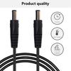 DC5.5x2.1mm/DC5.5x2.5mm Кабель-адаптер «папа-папа» Шнур питания с двойным штекером Удлинительный кабель постоянного тока с круглым отверстием