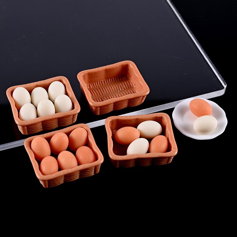 1/12 кукольный домик, имитация подноса для яиц, модель кукольного домика, мини-кухонные украшения, аксессуары для кукольного дома, игрушки для ролевых игр