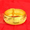 Gold Color Bride Thin Dragon Phoenix Bracelet Eternal Love Gold Color Bracelet Children's Wedding Bracelet Wedding Accessories