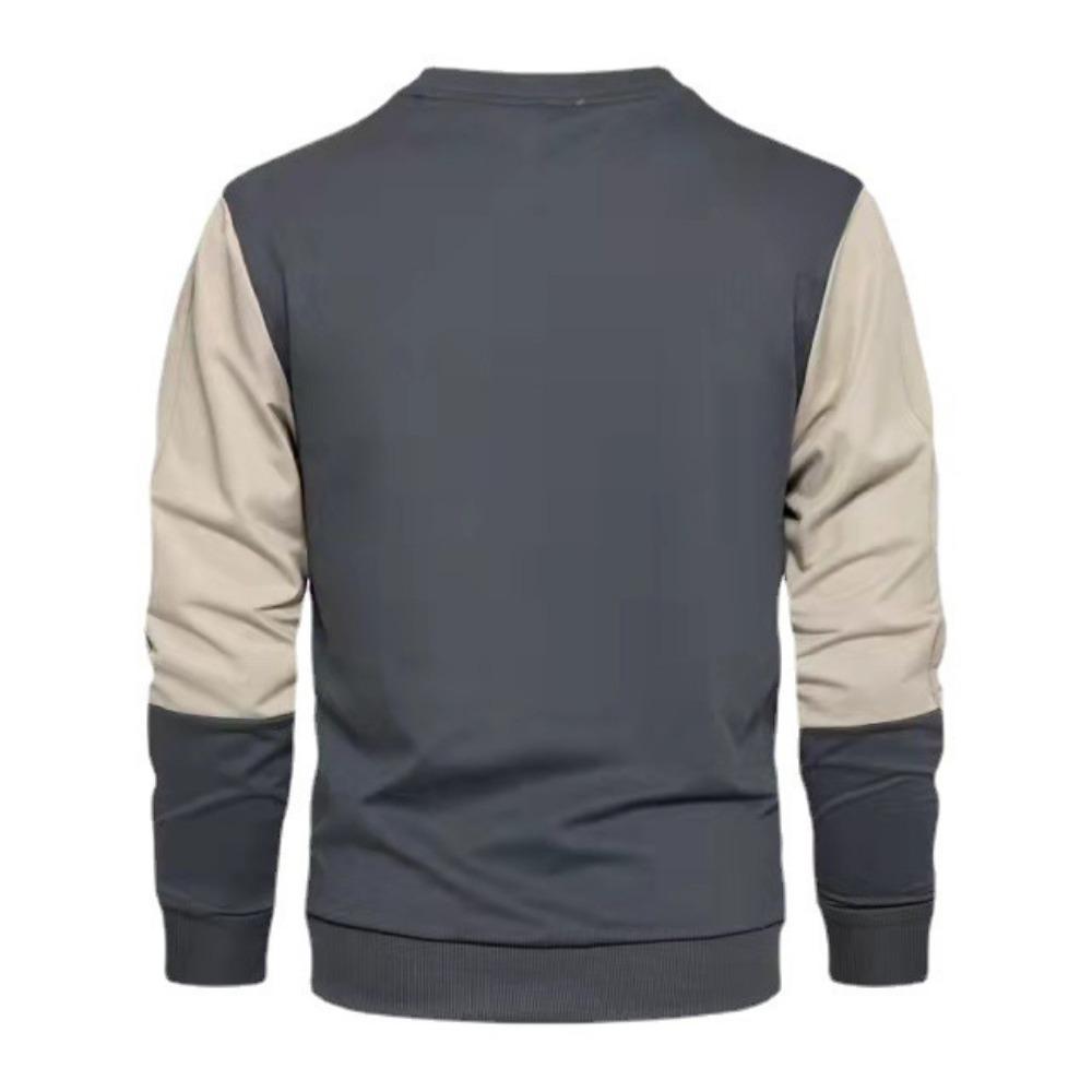 Sweatshirt Men's Sweatshirts Spring and Fall O-neck Korean Version Slim Fit Long-sleeved Bottoming T-shirt Male Hoodie