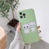 Чехол Ippopotamo для телефона IPhone 14 11 12 13 Pro Max X XR XSMax 6 6S 7 8 Plus SE 2022, мягкий квадратный цветной чехол для телефона