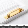 Door/Window Handle Balcony Wooden Sliding Door Handle Golden Aluminum Alloy Warehouse Door Black Kitchen Handle