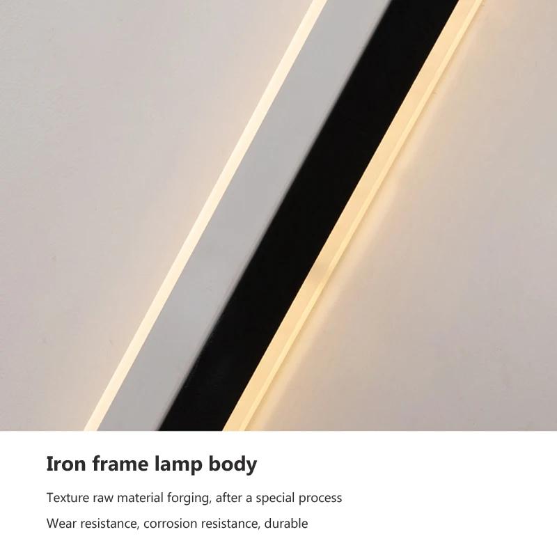 Modern LED Wall Lamps for Living Dining Room Bedroom Bedside Stairs Hotel Entry Aisle Sofa Background Home Decorate Wall Sconce