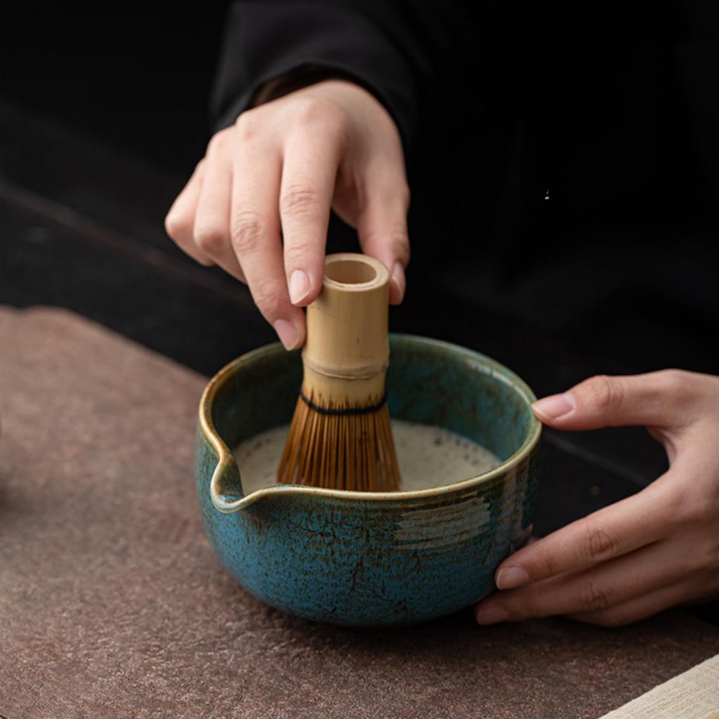 Бамбуковый венчик для матча, щетка для измельчения зеленого чая, миксер для чая матча, мешалка, многоразовый венчик для чая, чайная утварь, чайные принадлежности