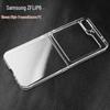 Прозрачный складной чехол для телефона Samsung Z Flip6 - Глянцевый защитный корпус из ПК