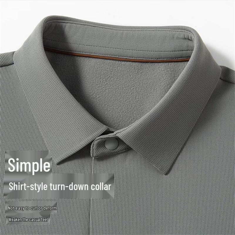 Pierre Cardin Men's Long-Sleeve Solid Color Polo Shirt