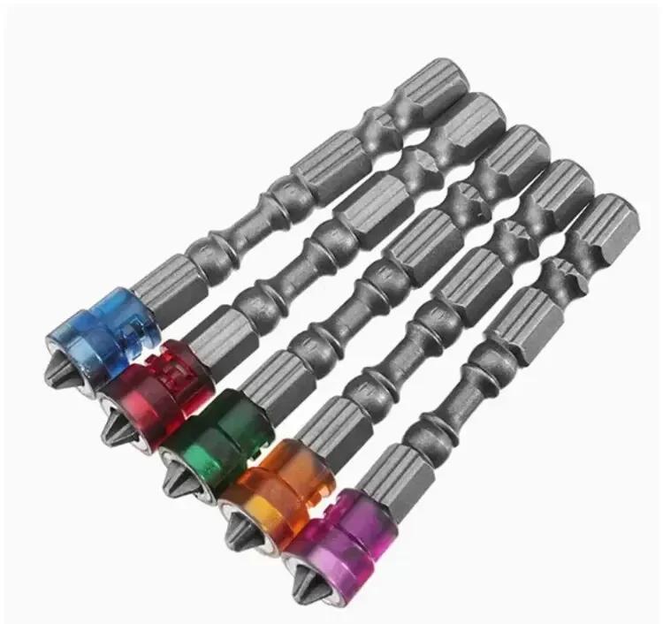 5 шт. Магнитная отвертка с крестообразным шлицем PH2 Магнитная отвертка с шестигранным хвостовиком 1/4 дюйма Набор электрических отверток для гипсокартона