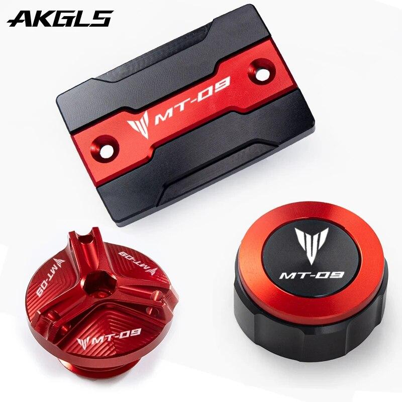 Крышка переднего и заднего тормозного бака мотоцикла Yamaha MT09 mt 09 MT09 SP 2014-2022 и крышка заливной горловины моторного масла