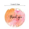 100-500 Pcs Thank You Stickers Adorable Pink Gold Labels for Small Business or Wedding Gift Decor Sticker Stationery Supplies