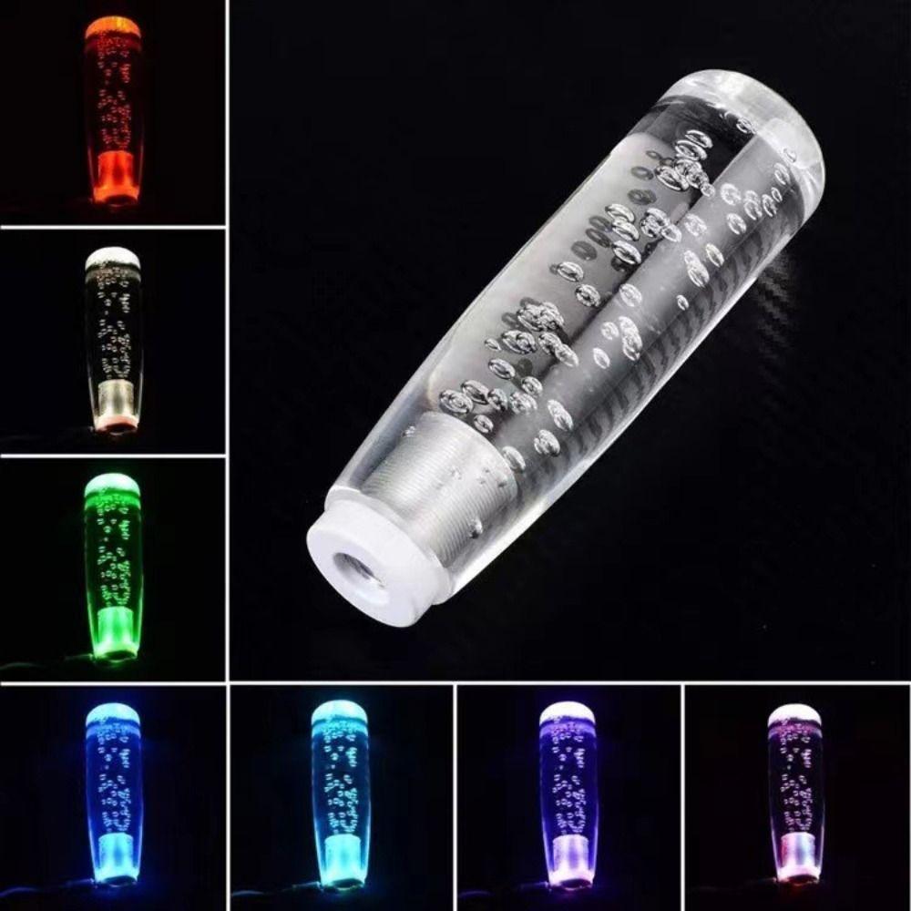 Shift Head Car-styling Car Shift Knob LED Light Shifter Manual Gear Stick Knob Bubble Shifter Lever