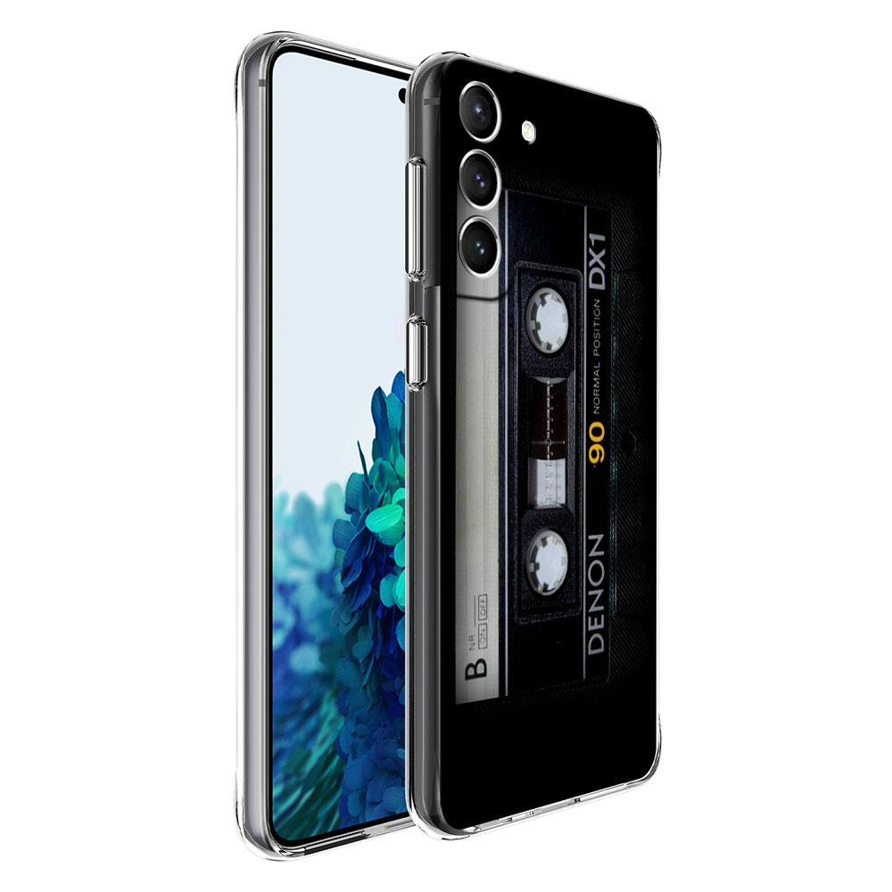 Винтажный прозрачный чехол в стиле ретро с кассетой для Samsung Galaxy S22 S20 FE S21 S10 S9 Plus Note 20 Ultra 10 Lite Phone Shell