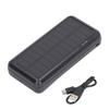 Solar Power Bank 30000mAh Capacity Dual USB Port Portable for Outdoor Camping Hiking