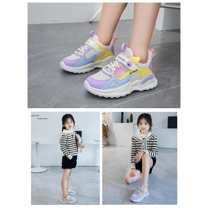 Спортивная обувь для девочек, новые зимние кроссовки с шерстяной подкладкой, для мальчиков начальной школы, хлопковая обувь для девочек, водонепроницаемая