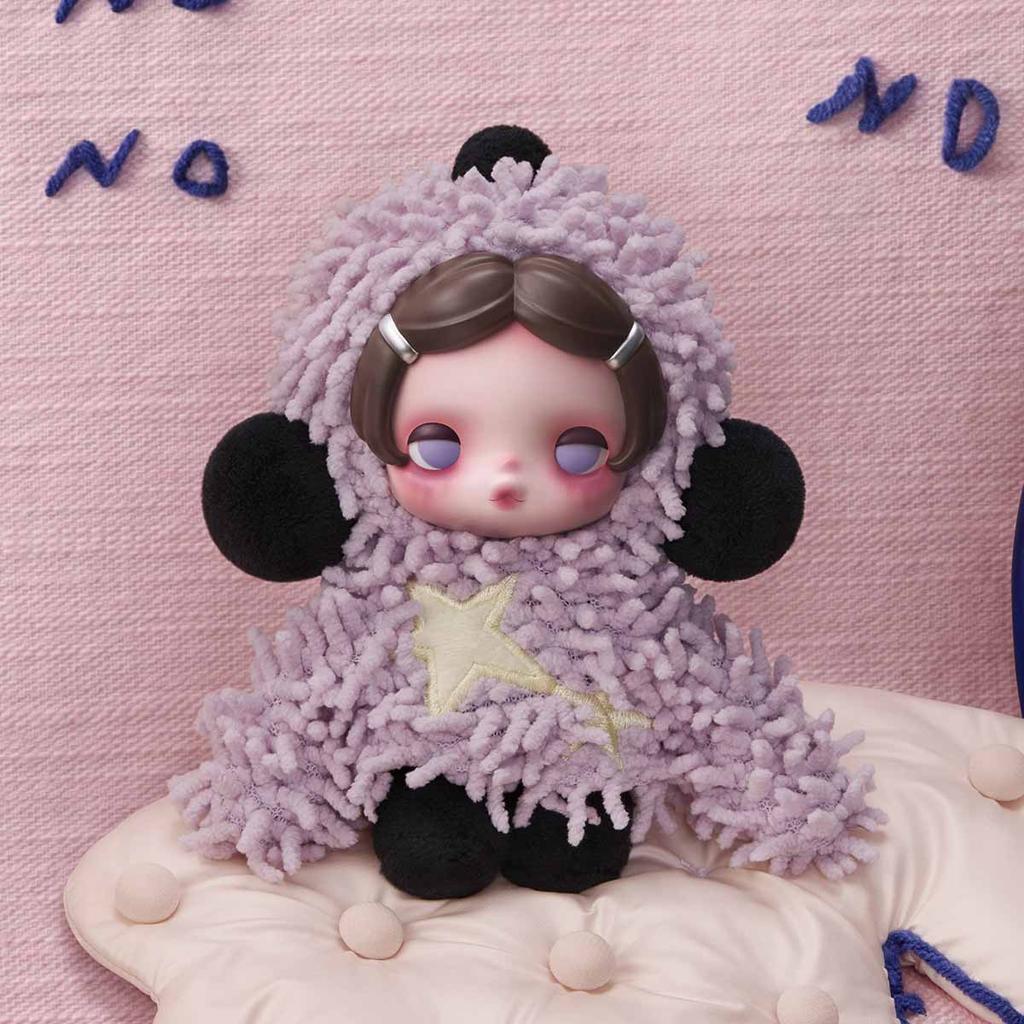 POP MART SKULLPANDA Серия Off Mode Плюшевая кукла Подвеска Слепой бокс Милый брелок Украшение для сумки